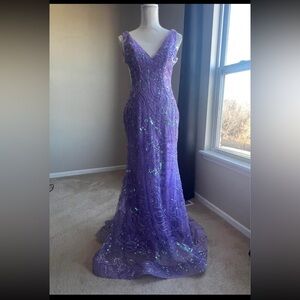Gorgeous lavender prom dress